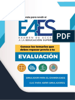 Prepárate para el examen EAES con simuladores y temarios