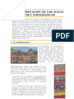 La Interpretación de Los Mapas Geológicos y Topográficos