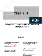 Tema 6.1.3 Requisitos legales y otros requisitos
