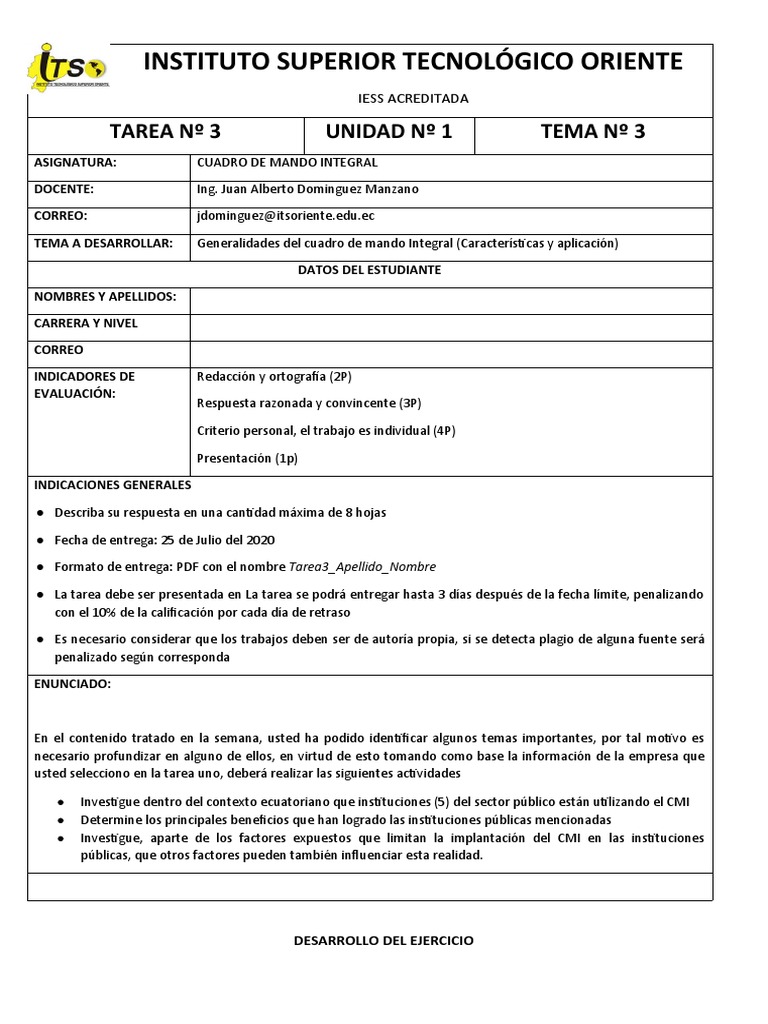 Tarea Tema 3 | PDF | Crecimiento personal y profesional
