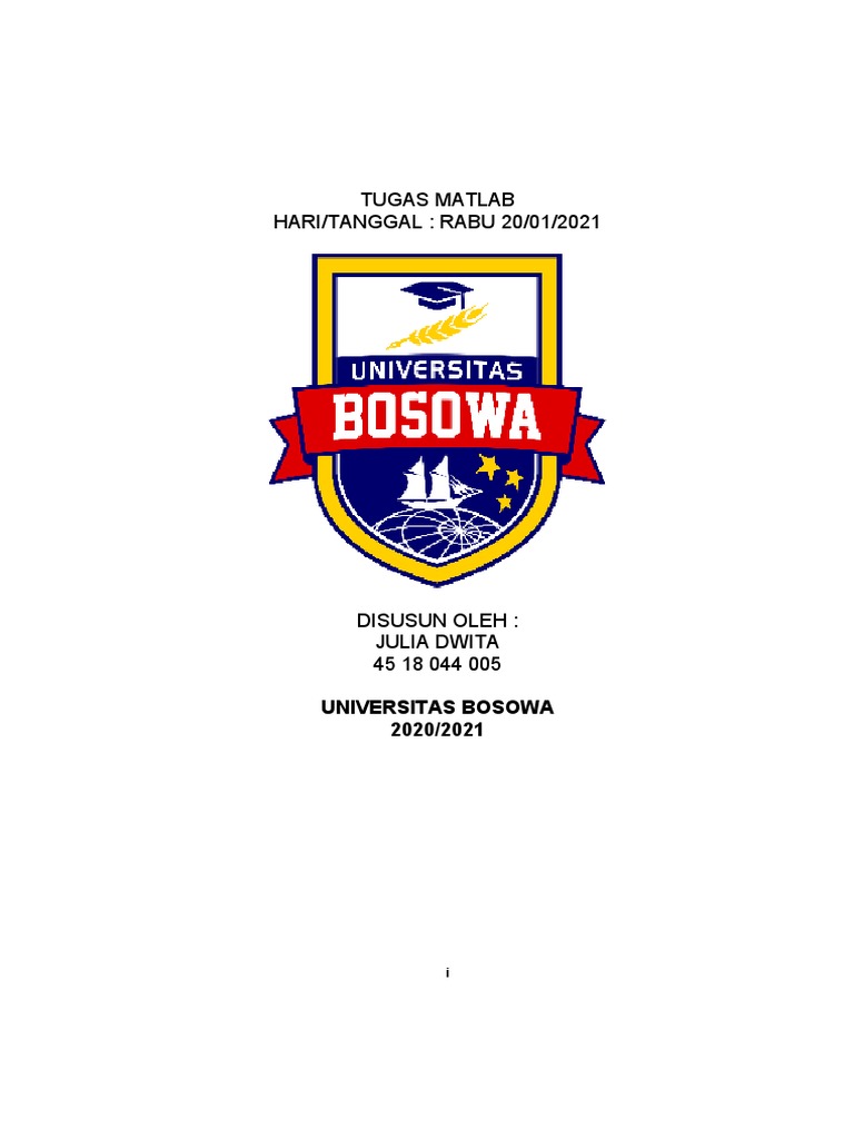 Modul Matlab Julia PDF