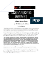 Pyramid - Creatures of the Night - Alien Space Bats for GURPS 4th Edition