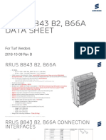 RRUS 8843 B2, B66A Data Sheet: For Turf Vendors 2018-10-09 Rev B