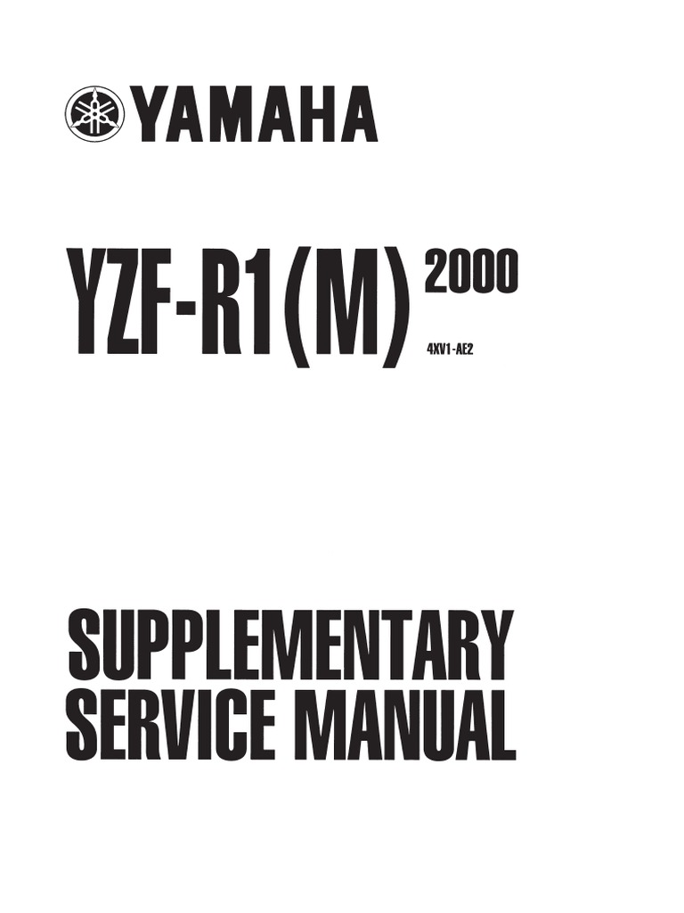 Yamaha YZF-R1 YZF R1 -YZF R1M Workshop Service Repair Manual