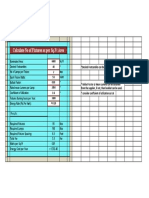 Calculate No of Fixtures As Per SQ - FT Area