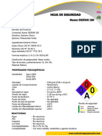 Nuevo DESFAN 100 extracto cítrico hoja seguridad