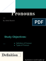 Pronouns & Types