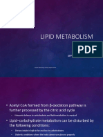 12. Lipid Metabolism Part 2