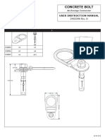 Concrete Bolt: User Instruction Manual