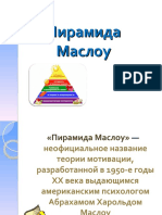 Пирамида Маслоу