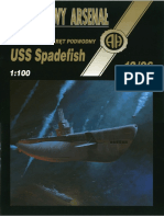 Halinski Kartonowy Arsenal 1996-12 - Submarine Ss 411 Uss Spadefish
