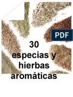 30 Especias y Hierbas Aromaticas
