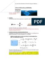 Unidad 5.hidrostática y Física de La Atmósfera.