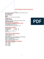 Heat Output Calculation For Equipments in The Electrical Room