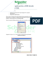 Transferir aplicación a HMI desde dispositivo USB.