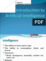 Introduction to Artificial Intelligence