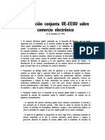 Declaración Conjunta UE USA Sobre Comercio Electrónico (1997)