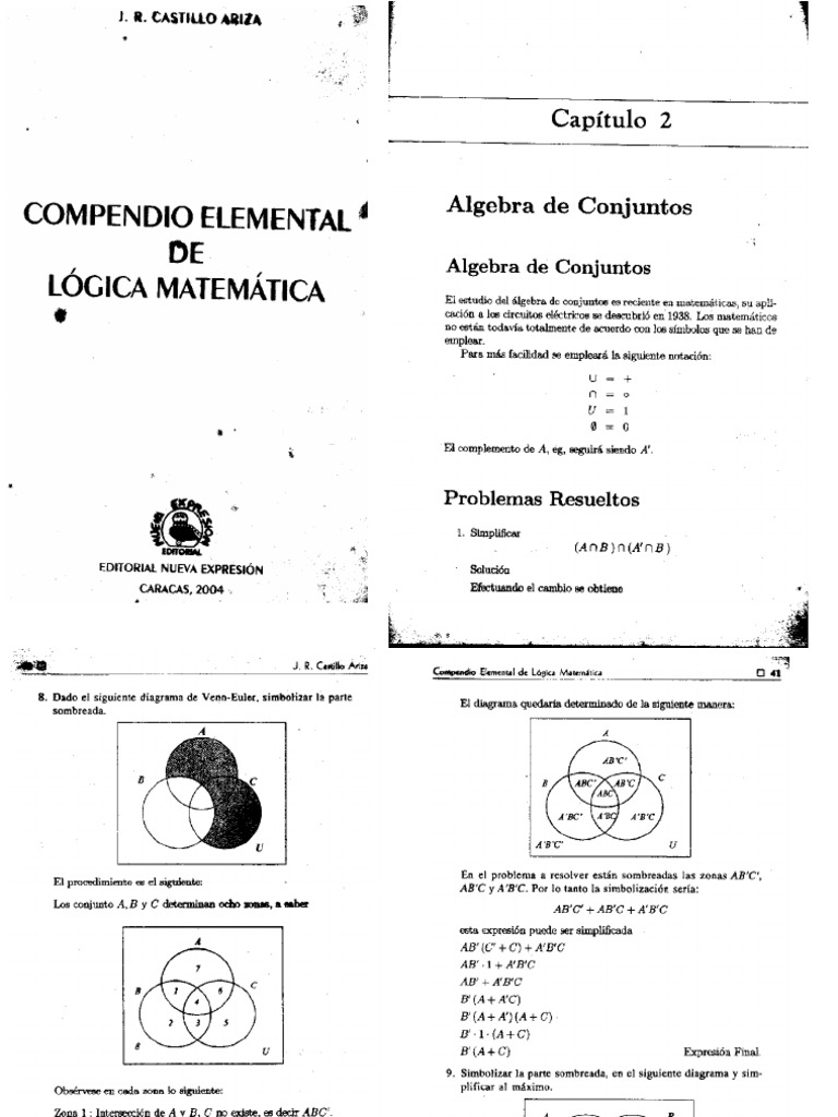 5.-Libro de Logica-Matematica (Jose Ramon Castillo Ariza) Parte-II | PDF