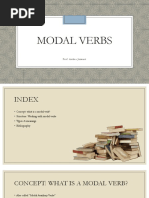 Modal Verbs: Prof. Andrea Jiménez