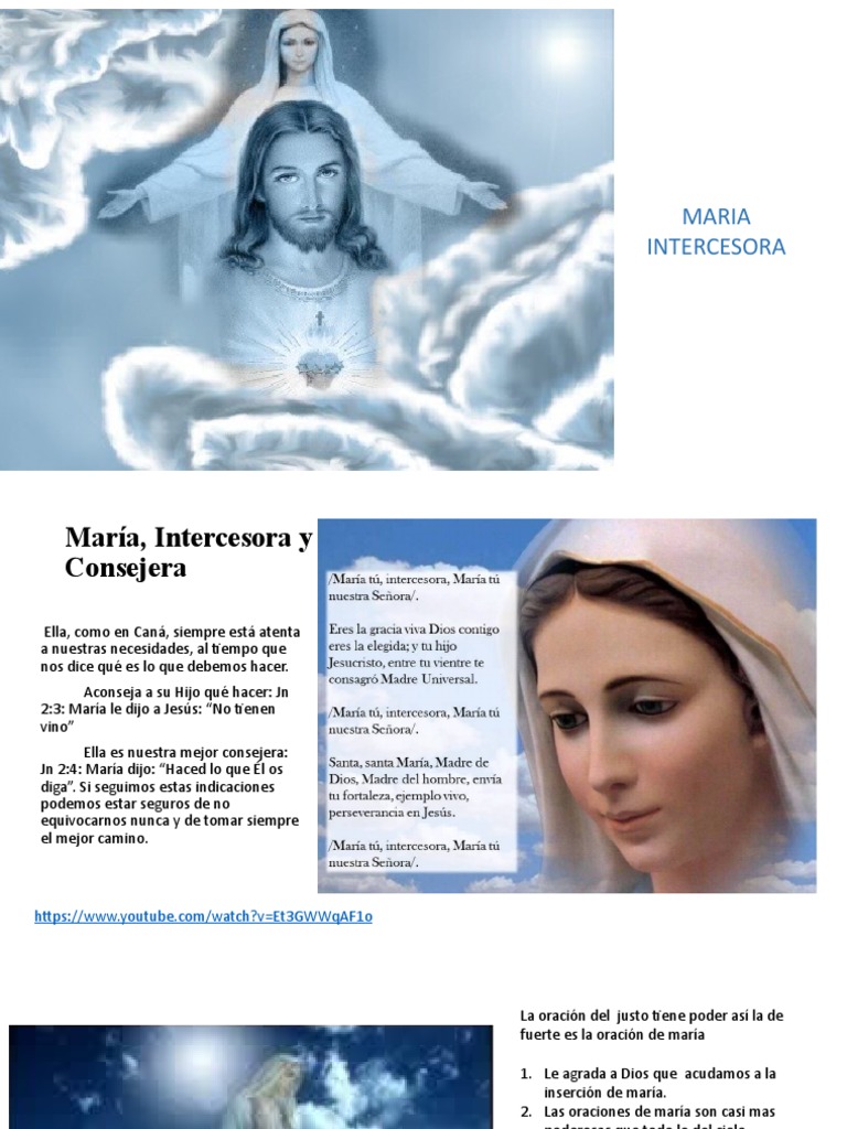 María, Intercesora y Consejera | PDF | Religión y espiritualidad