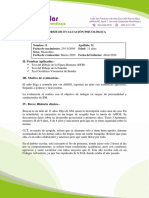 Modelo Informe, Proyectivas COMO LEER Y TEST