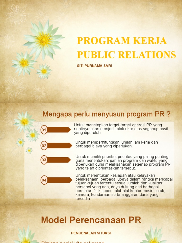Program Kerja Public Relations 2023 | PDF