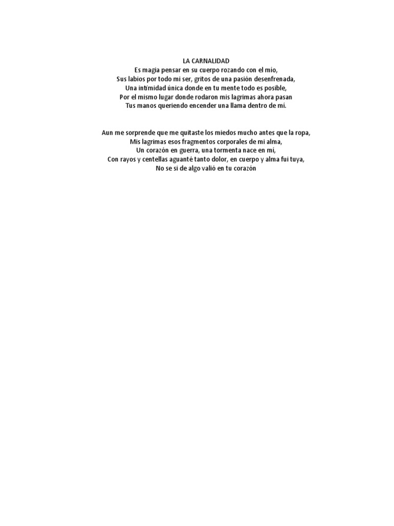 La Carnalidad | PDF | Religión y espiritualidad | Ficción general