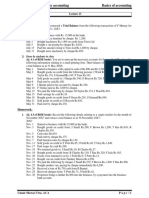 Classwork:: 1) Prepared Ledgers and Extracted A Trial Balance From The Following Transactions of F Murray For