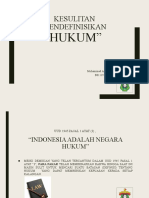 Kesulitan Mendefinisikan Hukum