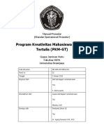 Program Kreativitas Mahasiswa Gagasan Tertulis PKM GT