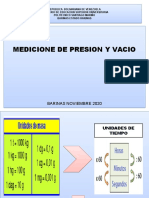 Mediciones de Presion y Vacio