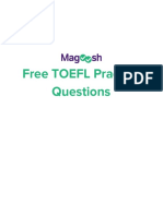 Toefl - RC&LC From Magoosh