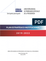 Plan Estratégico 2019 2022