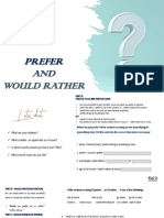 Workshop C - Prefer and Would Rather
