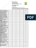 8 Admirable Grading Sheet