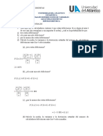 Taller Variables Aleatorias Discretas Universidad Del Atlantico Hipergeometrico