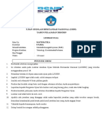 Soal Usbn Mat-Teknik K13 Utama