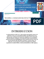 SECUELAS Y CONCECUENCIAS POST COVID 19 Neumologia Articulo Covid