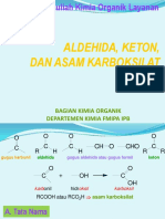 Kimia Organik Aldehida, Keton, dan Asam Karboksilat