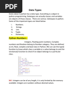 Data Types