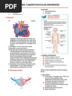 PEDIATRIC CARDIOVASCULAR DISORDERS