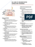 Pediatric Respiratory Disorders General Interventions