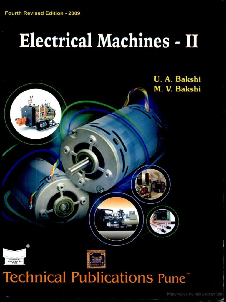 PDF Electrical Machines Vol 2 4thed Ua Bakshi MV Bakshi DL | PDF