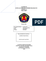 Susunan Laporan Praktikum ALPRO Modul 9