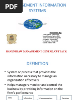 Management Information Systems: Ravenshaw Management Centre, Cuttack
