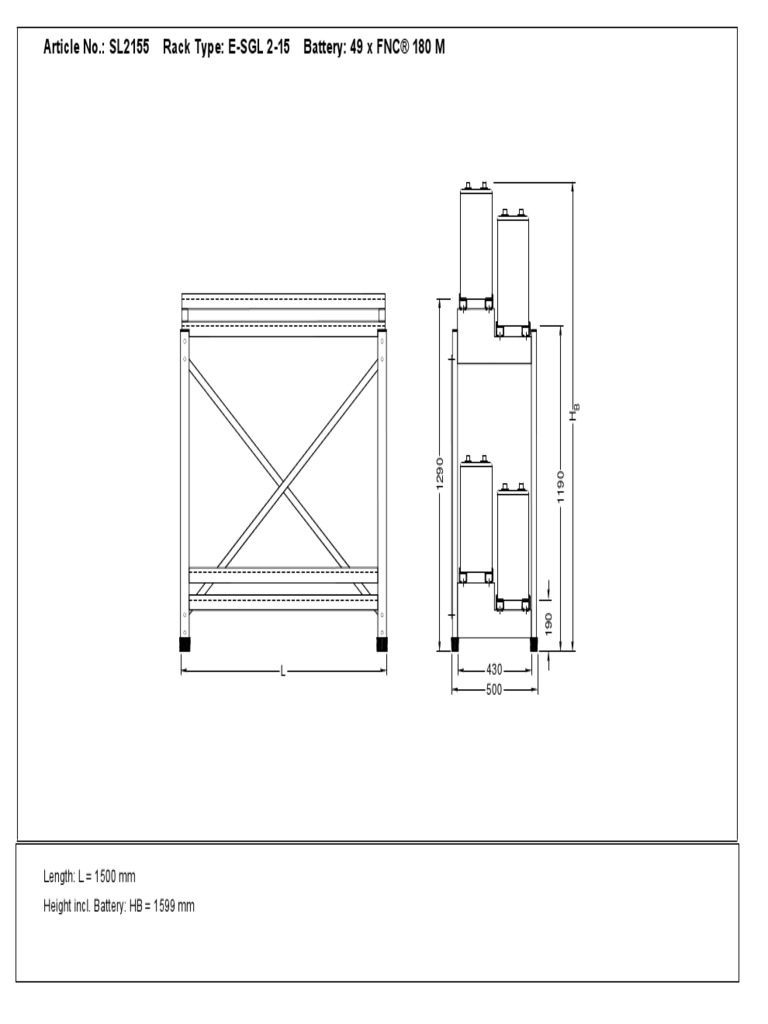 DR 101 - FNC 180M X 49cells X 2 Rack | PDF