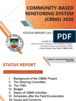 Status Report Cbms 2020