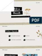 Papercraft Idea Book Brainstorm Presentation
