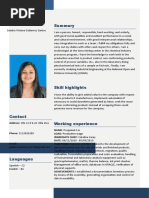 Curriculum Vitae Sandra Viviana Gutierrez