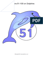 Numbers 51-100 Dolphin Design